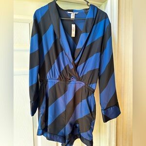 Brand New Victoria's Secret Satin Striped Jumpsuits & Rompers for Women